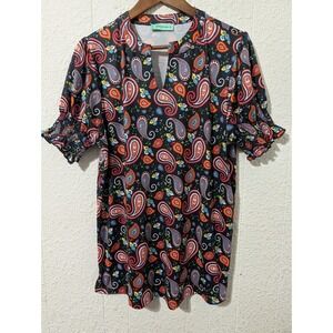 Sunshine Rodeos Paisley Blouse, Women's, Medium, Rodeo,‎